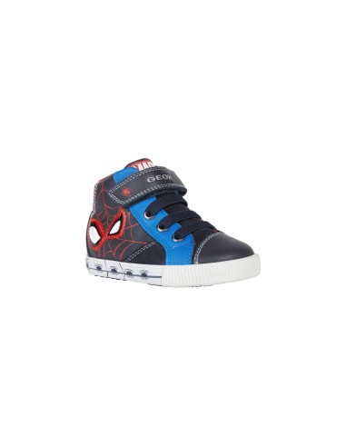 Zapatilla alta Geox Kilwi Boy con estampado Spiderman