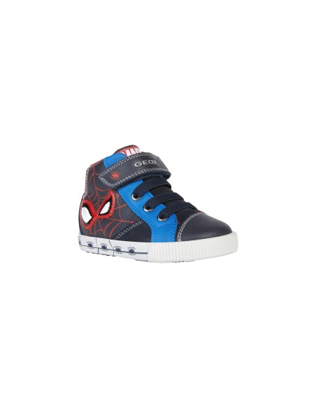 Zapatilla alta Geox Kilwi Boy con estampado Spiderman