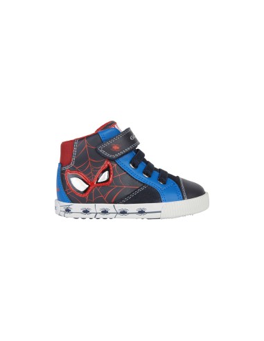 Zapatilla alta Geox Kilwi Boy con estampado Spiderman