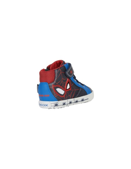 Zapatilla alta Geox Kilwi Boy con estampado Spiderman