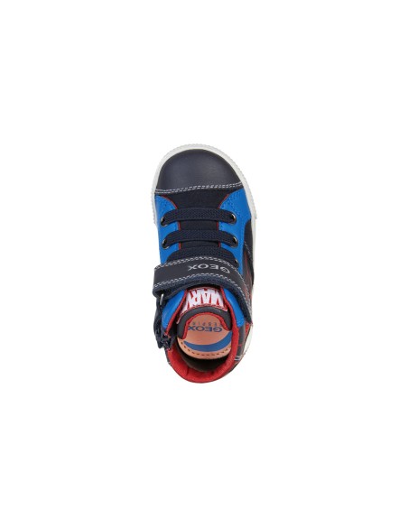 Zapatilla alta Geox Kilwi Boy con estampado Spiderman