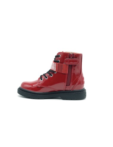 Lelli Kelly Stella Stellina Amphibienstiefel aus Lackleder mit Strassapplikation