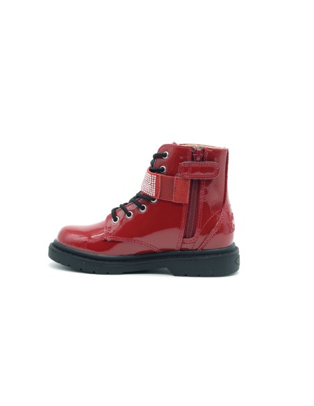 Lelli Kelly Stella Stellina Amphibienstiefel aus Lackleder mit Strassapplikation