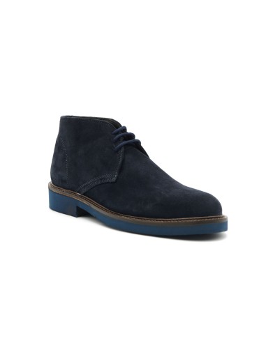 Botín de hombre Exton Made in Italy en piel serraje