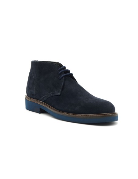 Exton Herrenstiefelette Made in Italy aus Veloursleder