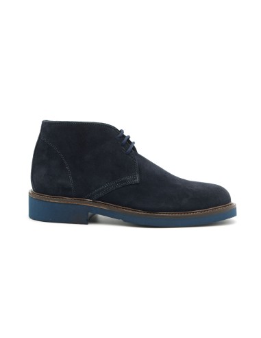 Exton Herrenstiefelette Made in Italy aus Veloursleder