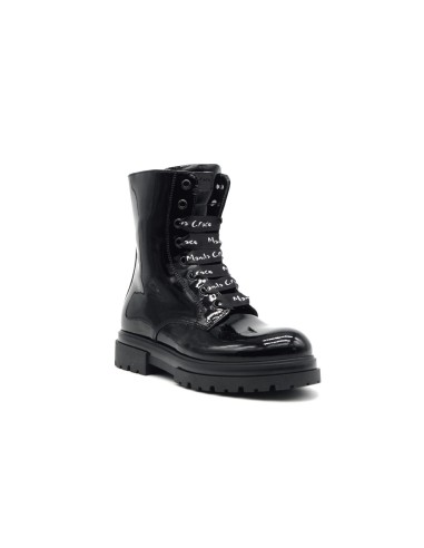 Manila Grace amphibious woman and girl in patent leather with tank bottom