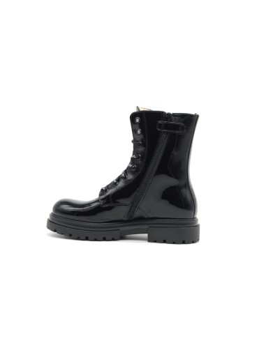 Manila Grace amphibious woman and girl in patent leather with tank bottom