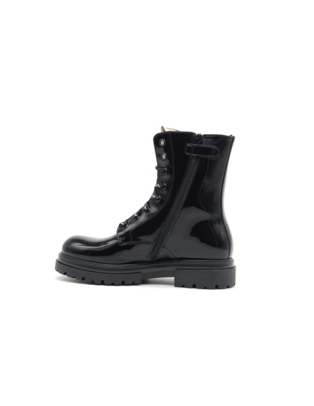 Manila Grace amphibious woman and girl in patent leather with tank bottom