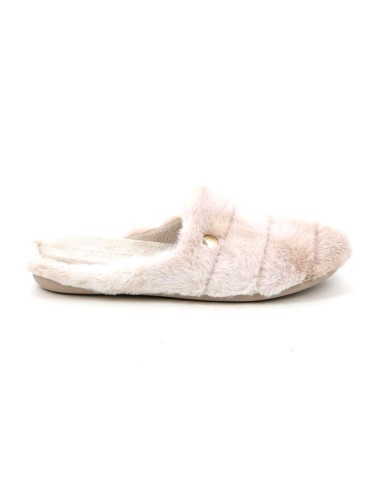 Pantuflas de mujer Grunland Gaye en cálido tejido efecto felpa