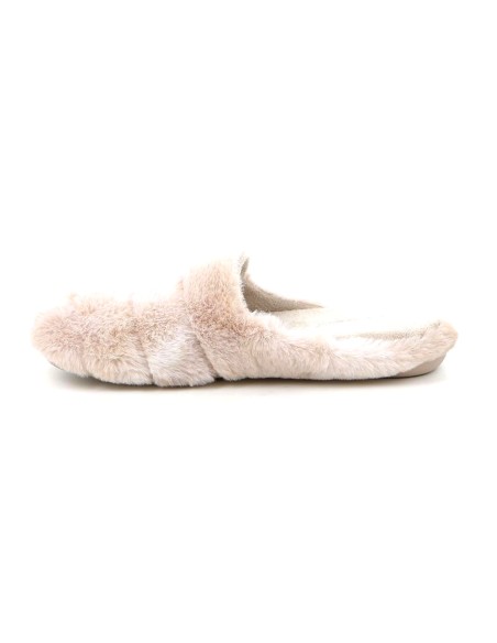 Pantuflas de mujer Grunland Gaye en cálido tejido efecto felpa