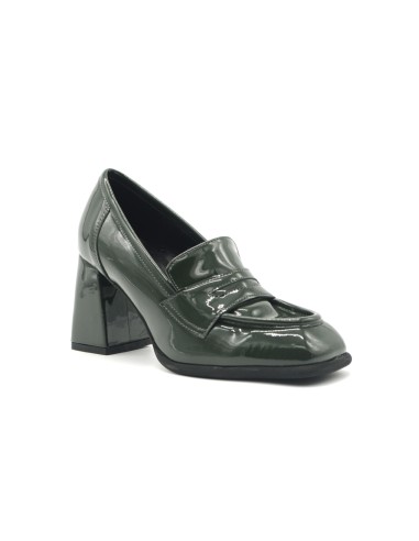 Mocasín de mujer Comart con tacón y punta cuadrada