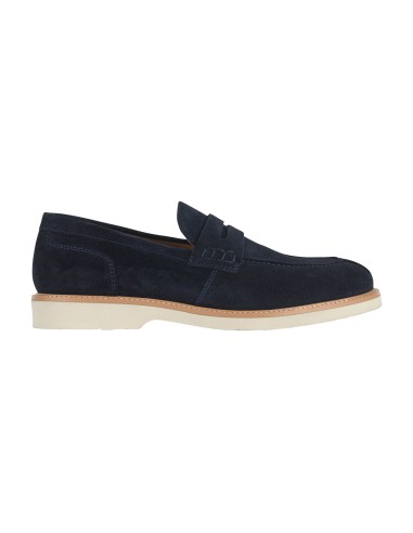 Geox Gubbio mocassino casual uomo in pelle scamosciata con mascherina
