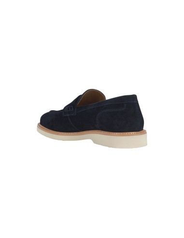 Geox Gubbio mocassino casual uomo in pelle scamosciata con mascherina