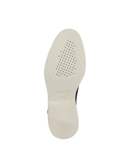 Geox Gubbio mocassino casual uomo in pelle scamosciata con mascherina