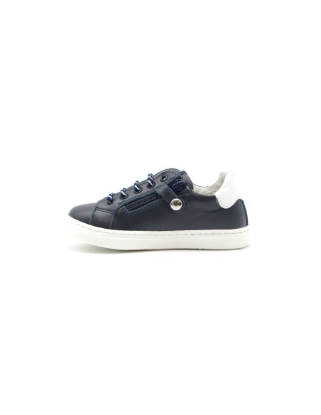 Walkey-Sneaker Made in Italy für Jungen aus Leder mit Innenreißverschluss