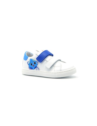 Zapatilla de piel para niño "Whiskey y sus amigos"