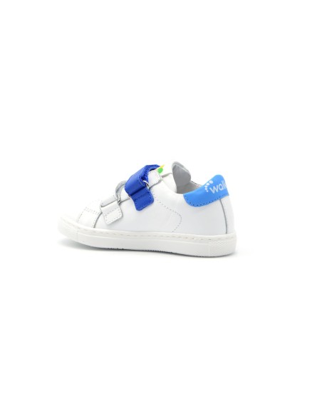 "Whiskey and his friends" leather sneaker for boys