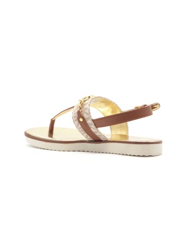 Michael Kors Modell Brandy Roxanne Flip-Flops mit Metall-Accessoire