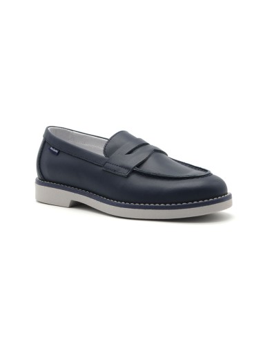 Nero Giardini elegante mocasín bebé en piel con antifaz