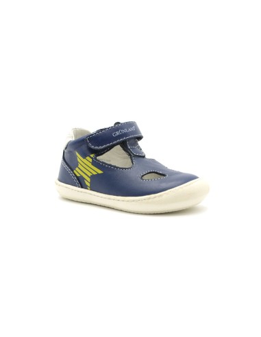 Grunland Spic model baby first step shoe with two little eyes