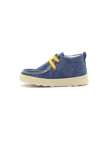 Falcotto Amsta scarpa primo passo bambino in tessuto effetto jeans