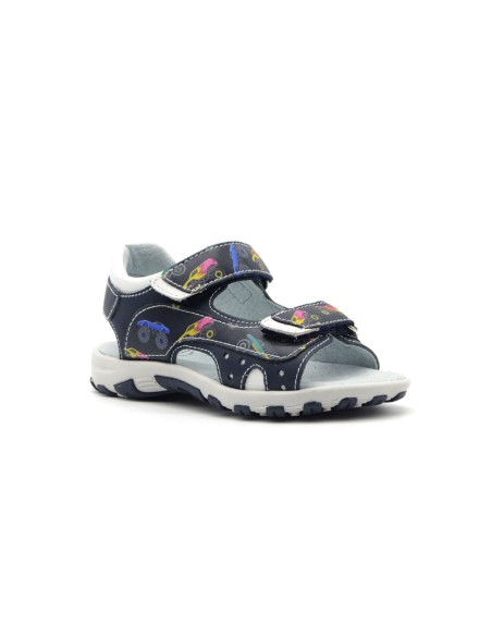 Sandalia Nero Giardini Made in Italy para niño en piel estampada