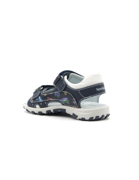 Nero Giardini sandal Made in Italy for boy in printed leather