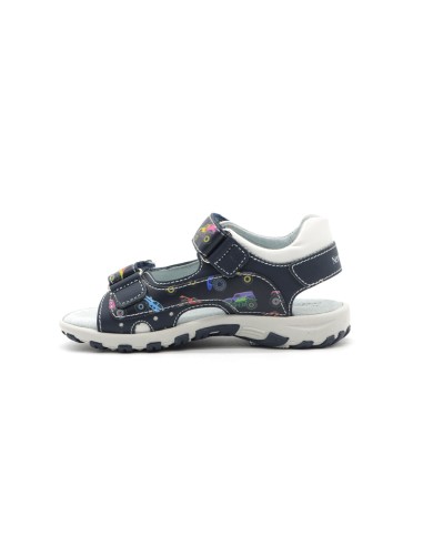 Sandalia Nero Giardini Made in Italy para niño en piel estampada