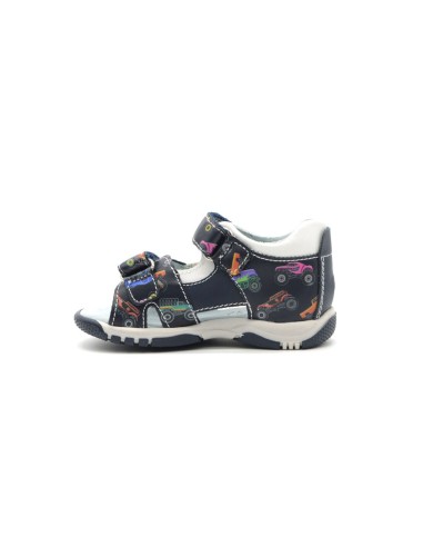 Nero Giardini children's first step sandal in leather with closed heel