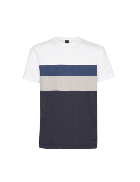 Geox t-shirt girocollo uomo in jersey di cotone organico