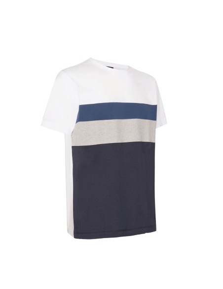 Geox t-shirt girocollo uomo in jersey di cotone organico