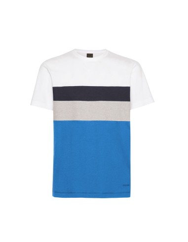 Geox Herren-T-Shirt mit Rundhalsausschnitt aus Bio-Baumwolljersey