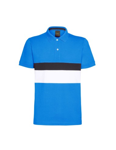 Polo homme Geox en piqué de coton avec col en maille