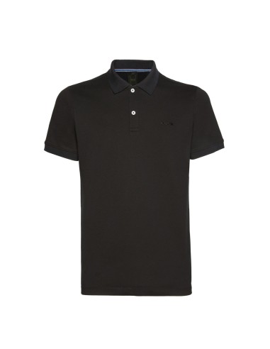 Geox polo uomo in piquet di cotone con colletto in maglia