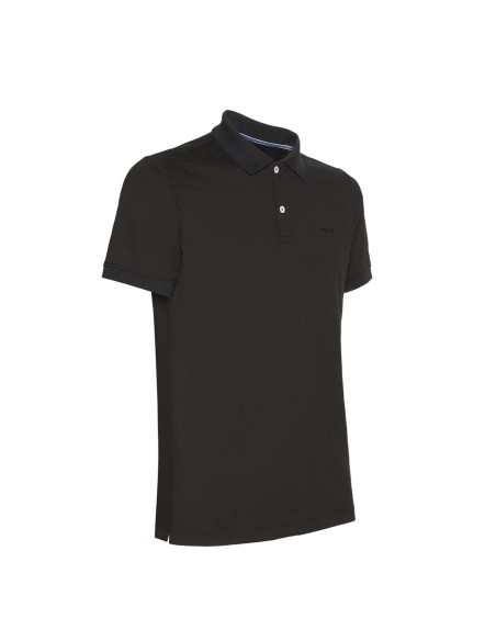 Geox polo uomo in piquet di cotone con colletto in maglia