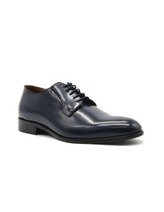 Rogal's Herren-Derby-Schuh aus glänzendem Leder mit Ledersohle 2