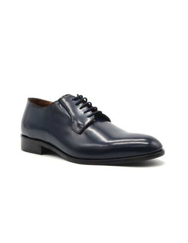 Derby homme Rogal's en cuir brillant sur semelle cuir