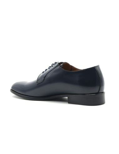 Derby homme Rogal's en cuir brillant sur semelle cuir