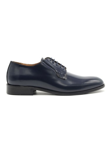 Derby homme Rogal's en cuir brillant sur semelle cuir