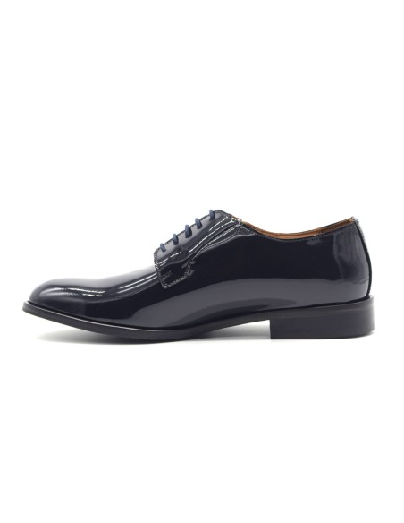 Rogal's Herren-Derby-Schuh für Zeremonien aus Lackleder mit Ledersohle