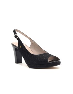 Donna Serena slingback in tessuto glitter con tacco comodo 2
