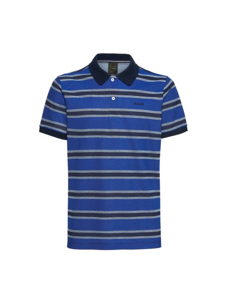 Polo homme Geox en piqué de coton avec col en maille