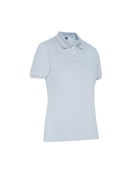 Damen-Poloshirt von Geox aus Baumwoll-Piqué mit Strickkragen