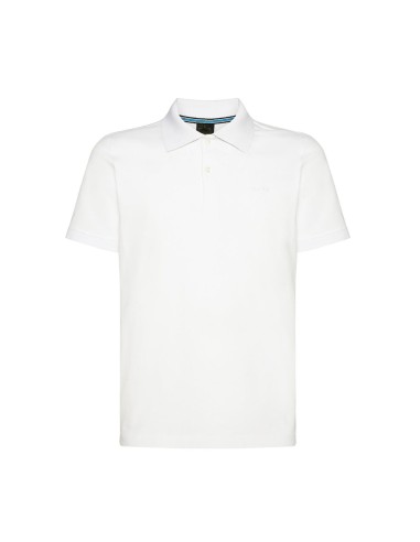 Polo homme Geox en piqué de coton avec col en maille