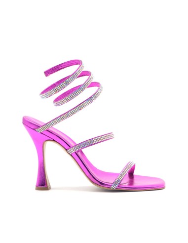 S. Piero sandale femme élégante avec ressort serpentine strass