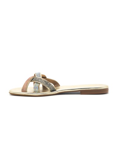 S. Piero sandalo a ciabatta elegante donna con fascia di strass