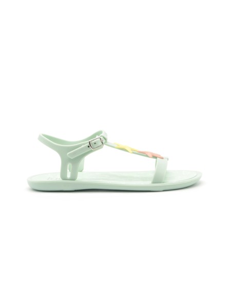 Igor model Tricia Estrella rubber sea sandal with starfish