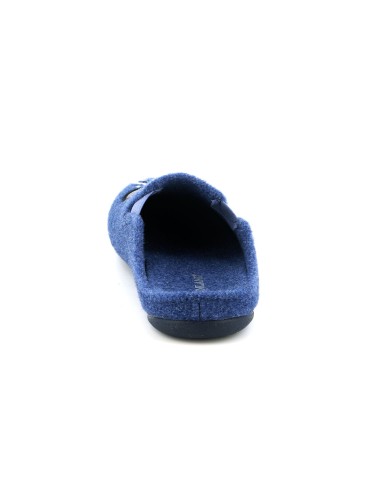 Grunland Lecy men's felt slipper, non-slip rubber sole