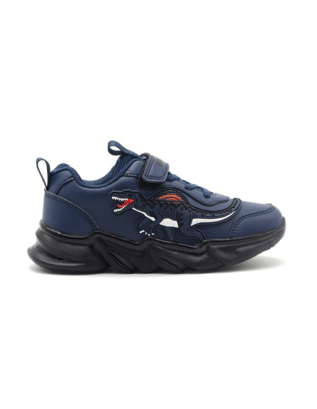 Zapatilla infantil Bull Boys modelo Spinosaurus con luces en la suela